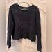 Zara Sweaters | Black Zara Crochet Sweater | Color: Black | Size: M
