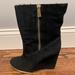 Coach Shoes | Danee Black Suede Boots | Color: Black | Size: 8