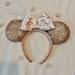 Disney Accessories | Disney Rose Gold Sequin Minnie Mouse Ears! Euc! | Color: Gold/Pink | Size: Os