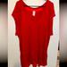 Free People Tops | Free People Short Sleeve Top | Color: Red | Size: M