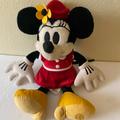 Disney Toys | Disney Vintage Minnie Mouse Plush Stuffed Retro | Color: Black/Red | Size: Osg