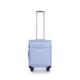Stratic Light + Koffer Weichschale Reisekoffer Trolley Rollkoffer Handgepäck, TSA Kofferschloss, 4 Rollen, Erweiterbar, Größe S, Hellblau