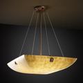 Justice Design Group Clouds 21 Inch Large Pendant - CLD-9661-25-MBLK-F4