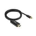 Corsair USB Typ-C zu HDMI Kabel - Konvertierter USB Typ-C Port zu HDMI Out Port, 4K Video, HDR, 60Hz