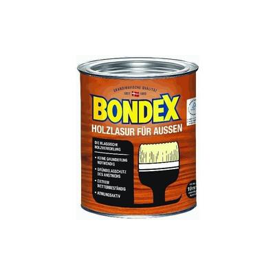 Bondex - Holzlasur für Außen 750 ml kalk weiß Lasur Holz Holzschutz Schutzlasur