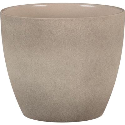 Scheurich - Stone, Blumentopf aus Keramik, Farbe: Taupe Stone, 19 cm Durchmesser, 17 cm hoch, 3.3 l Image