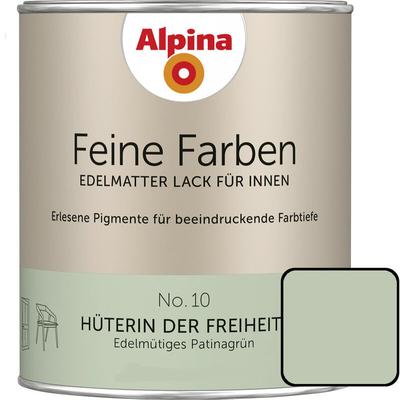 Alpina - Feine Farben Lack No. 10 Hüterin der Freiheit patinagrün edelmatt 750 ml Buntlacke