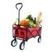 GOODSILO Folding Wagon Garden Tailgating Game | 46.46 H x 21.26 W x 40.55 D in | Wayfair GS-G02144