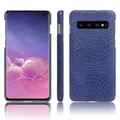 Juste en cuir de crocodile pour Samsung étui de luxe rétro en peau de crocodile pour Galaxy S10