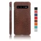 Juste de luxe en cuir PU peau de crocodile étui pour Samsung Galaxy S10 A51 A71 S21 S20 FE S10 E