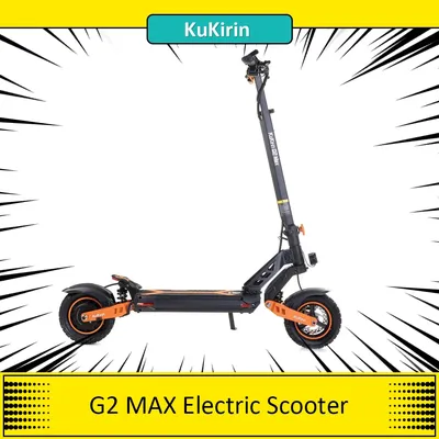 KuKirin NipMAX-Scooter Électrique 10x2.75 Pneus Pneubagues Tout-Terrain Moteur 1000W Batterie 48V