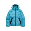 TOM TAILOR Jungen Kinder Winterjacke mit Kapuze 1033348, Blau, 128