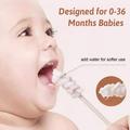 Baby Oral Cleaner for Newborns Baby Tongue Cleaner for Mouth Cleaning Disposable Baby Toothbrush Infant Gauze Toothbrush for Baby Gum Cleaning of 0-36 Months 60 Count