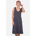 Sommerkleid ALIFE & KICKIN "MelinaAK B Sleeveless Dress Damen Sommerkleid, Kleid" Gr. M, Normalgrößen, blau (marine melange) Damen Kleider Sommerkleider