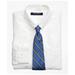 Brooks Brothers Boys Non-Iron Supima Oxford Polo Button-Down Dress Shirt | White | Size 6