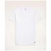 Brooks Brothers Men's Supima Cotton V-Neck Undershirt-3 Pack | White | Size Large