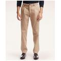 Brooks Brothers Men's Modern Pleated Chino Pants | Medium Beige | Size 30 32