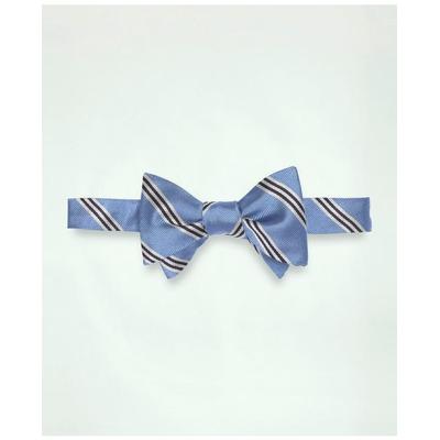 Brooks Brothers Men's Mini Stripe Bow Tie | Light Blue