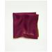 Brooks Brothers Men's Silk Pocket Square | Burgundy