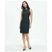 Brooks Brothers Women's The Essential Stretch Wool Sheath Dress | Navy | Size 16