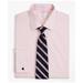 Brooks Brothers Men's Stretch Madison Relaxed-Fit Dress Shirt, Non-Iron Pinpoint Ainsley Collar French Cuff | Pink | Size 15½ 36
