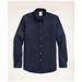 Brooks Brothers Men's Big & Tall Sport Shirt, Irish Linen | Navy | Size 5X