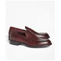 Brooks Brothers Men's 1818 Footwear Rubber-Sole Leather Penny Loafers | Burgundy | Size 7 D