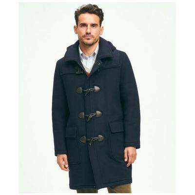 Brooks Brothers Men's Wool Duffle Coat | Navy | Si...