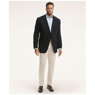 Brooks Brothers Men's Big & Tall Hopsack Blazer | Navy | Size 48 Long