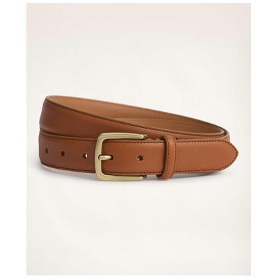Brooks Brothers Men's Stitched Leather Belt | Medi...