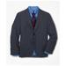 Brooks Brothers Boys Junior Two-Button Wool Suit Jacket | Grey | Size 8