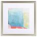 Ivy Bronx Bon Bons II by Suzanne Nicoll - Picture Frame Print Paper, Glass in Blue/Pink | 27 H x 27 W x 1 D in | Wayfair