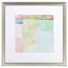 Ivy Bronx Bon Bons I by Suzanne Nicoll - Picture Frame Painting Paper, Glass in Green/Pink/Yellow | 27 H x 27 W x 1 D in | Wayfair