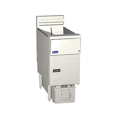 Pitco SE14S-4FD 208/3 Commercial Electric Fryer - (4) 50 lb Vats, Floor Model, 208v/3ph, Stainless Steel