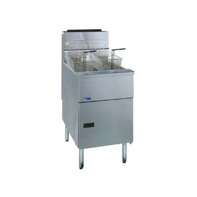 Pitco SE18S-3FD Solstice Commercial Electric Fryer - (3) 90 lb Vats, Floor Model, 208v/3ph, Stainless Steel