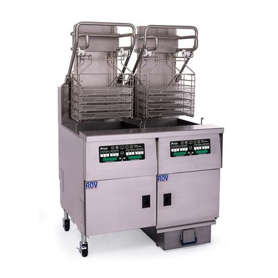 Pitco SELVRF-2/FD Electric Rack Fryer - (2) 76 lb ...