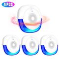 Ultrasonic Pest Repeller 4 Pack Electronic Plug in Indoor Ultrasonic Pest Repellent Indoor Pest Control for Mosquitoes Roaches Mice Spiders Ants Humans & Pets Safe - Effective Pest Defender