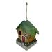 Red Carpet Studios 40917 Resin Outdoor Hanging Bird House Leaves