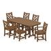 POLYWOOD Chippendale 7-Piece Dining Set in Teak