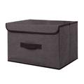 YUEHAO Home Textiles Box Sundries Foldable Clothing Box With Lid Storage Portable Box Foldable Storage Storage Housekeeping & Organizers Home Textile Storage C