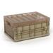 YUEHAO Home Textile Storage Folding Storage Container Basket Crate Box Stack Foldable Organizer Box Home Textiles