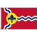 St Louis 5 X 8 Nylon Flag