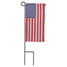 Magnolia Gardens M040089 4 x 8.5 in. Double Applique American Garden Flag Polyester Mini Garden Flag