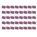 Wovilon Flags -Union Jack Bunting -Vivid Color Hand Waving Bunting For Queens -Platinum -Jubilee Fade Resistant -Union Jack Flags For Sports And -National Celebrations