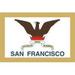 San Francisco 2 X 3 Nylon Flag