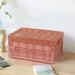 Yubnlvae Home Textile Storage Basket Container Organizer Storage Box Crate Foldable Folding Stack Box Housekeeping & Organizers B