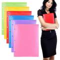 Tohuu Folders With Pockets 6 Color Two Pocket Portfolio Folders A4 Size Bright Colors 2 Pocket File Folders For Letter Size Sheets School Work And Home friendly