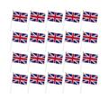 Wovilon Flags -Union Jack Bunting -Vivid Color Hand Waving Bunting For Queens -Platinum -Jubilee Fade Resistant -Union Jack Flags For Sports And -National Celebrations