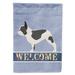 Carolines Treasures BB5545CHF French Bulldog Welcome Flag Canvas House Size Large multicolor