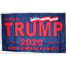 Re-Elect Trump 2020 Keep America First KAF 5 X8 Flag Rough Tex Â® 68D Nylon (With Three Grommets)